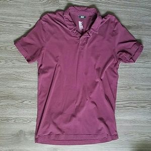 H&M Men's S Marroon Polo
